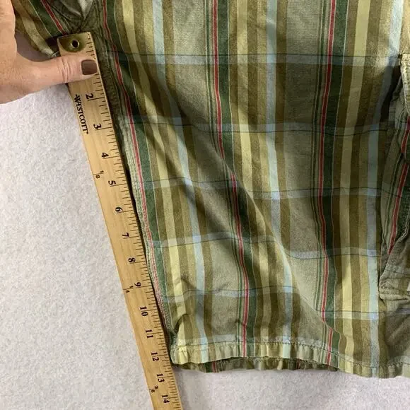 Company 81 Mens Plaid Cargo Long Shorts Sz 38 Y2K Streetwear‎ Grunge Skate - Picture 8 of 14